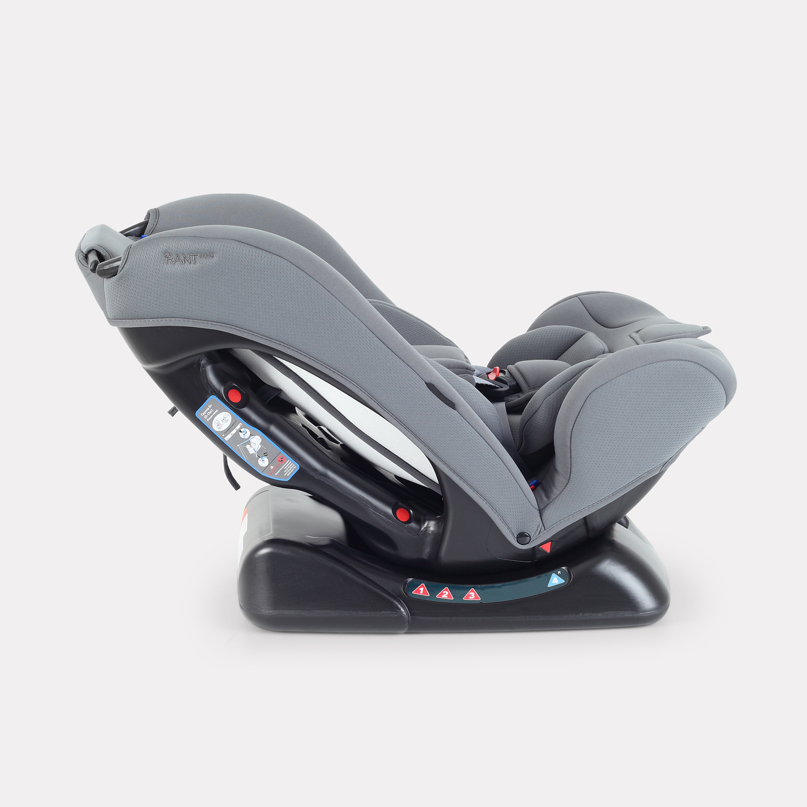 Автокресло Rant Basic Rally Next 0+/1/2 (0-25 кг) серый - фото 4