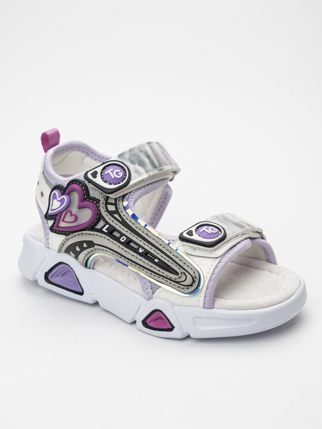 Сандалии TikkaGo 7F18_2605_lilac-white - фото 4