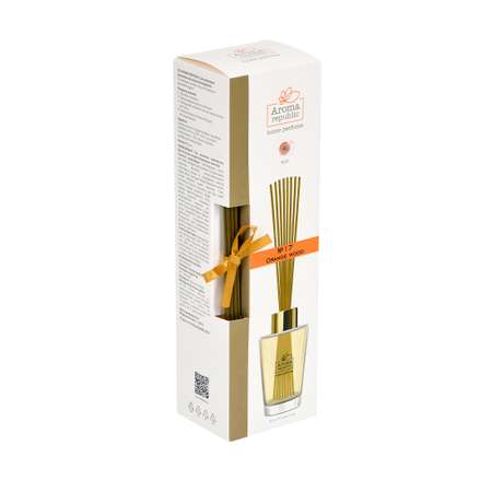 Ароматический диффузор Aroma Republic в стеклянном флаконе 90 мл №17 Orange wood