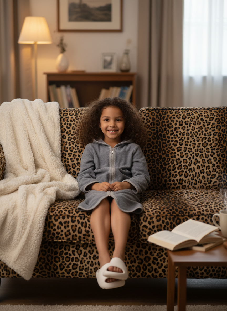 Халат Утенок 906 серый - фото 5