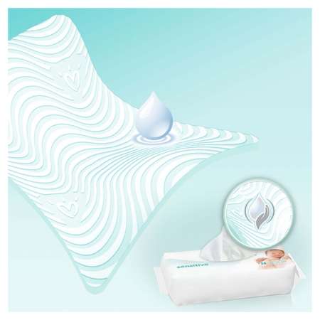 Влажные салфетки Pampers Sensitive 12 шт.