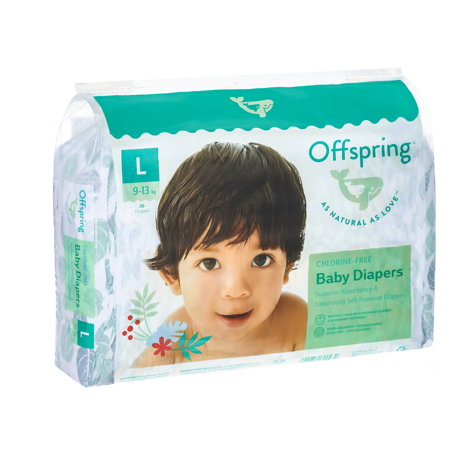 Подгузники Offspring 0 (9-13 кг) 36 шт. - фото 3