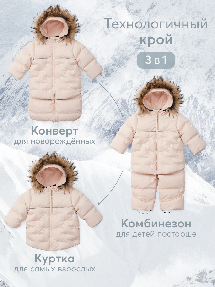 Комбинезон-трансформер Happy Baby 89027_light-pink - фото 3