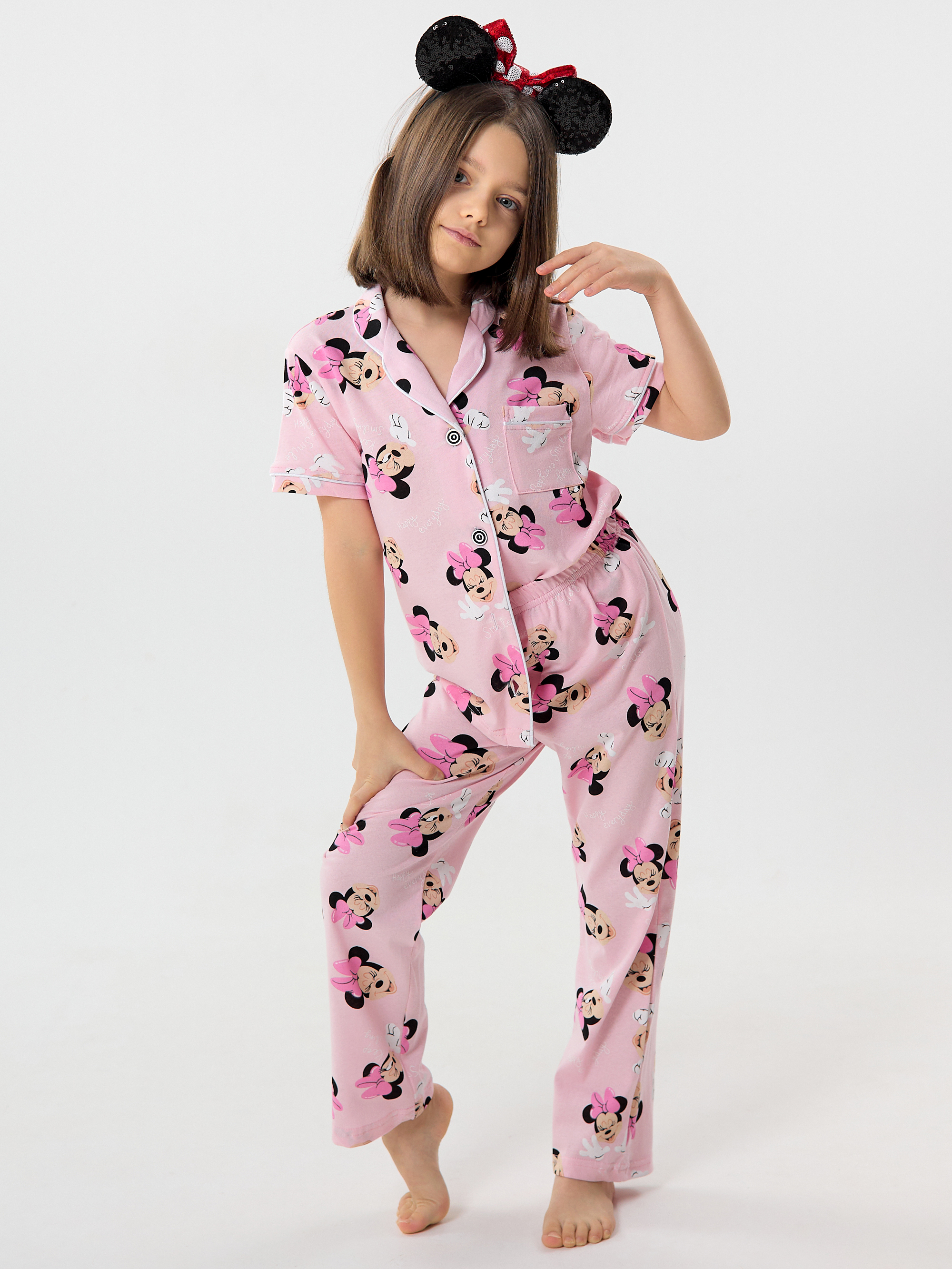 Пижама YAXX 004--Пижама микки/розовый - фото 2