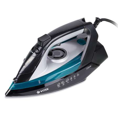 Утюг VITEK VT-8324 2300Вт черный/зеленый