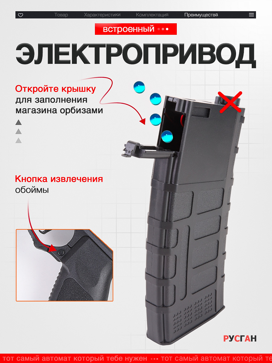 Автомат RUSHGAN SLR4.0 - фото 8
