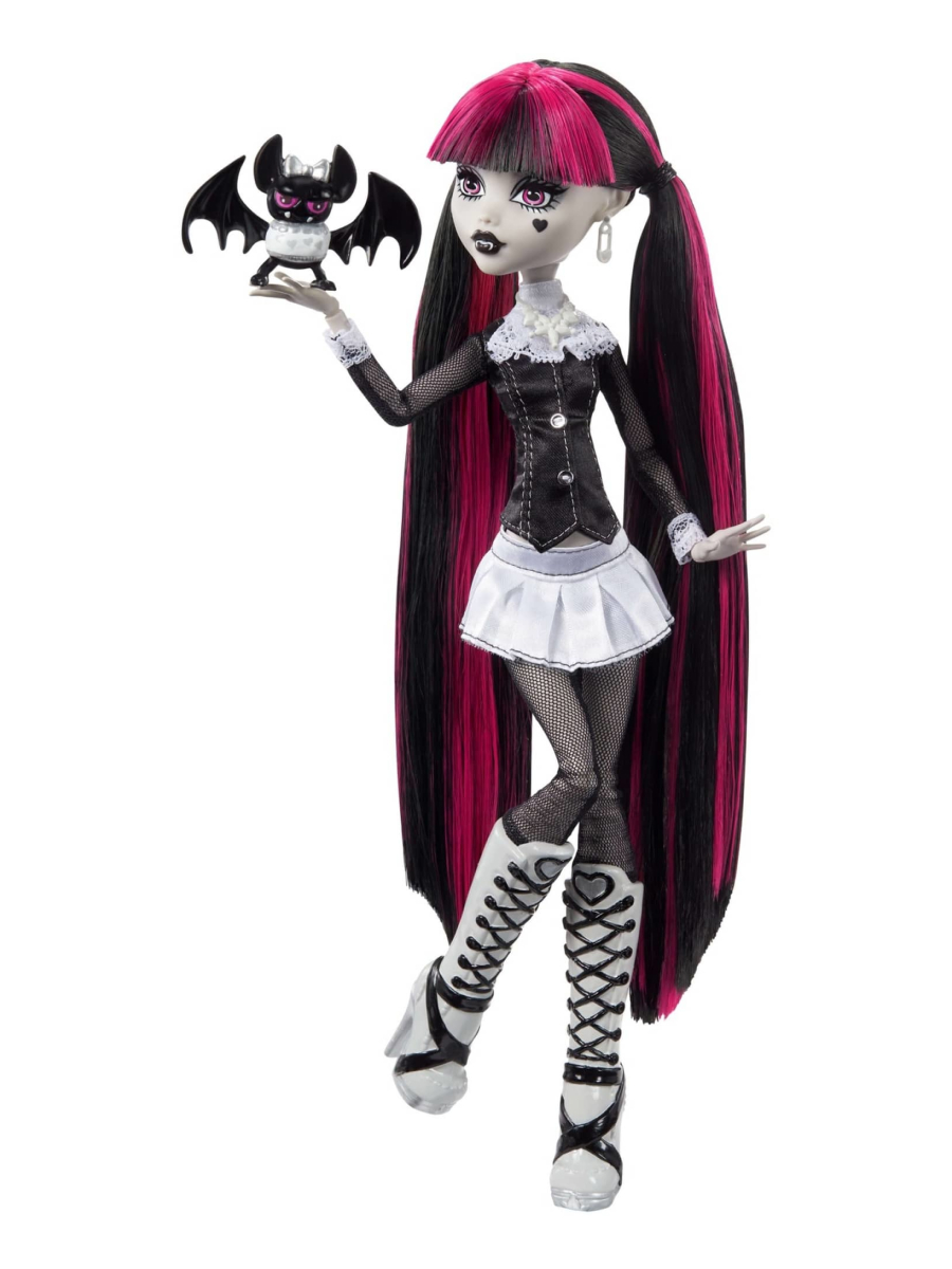 Кукла модельная Monster High Reel Drama HKN27 Дракулаура высота 27 см HKN27 - фото 4