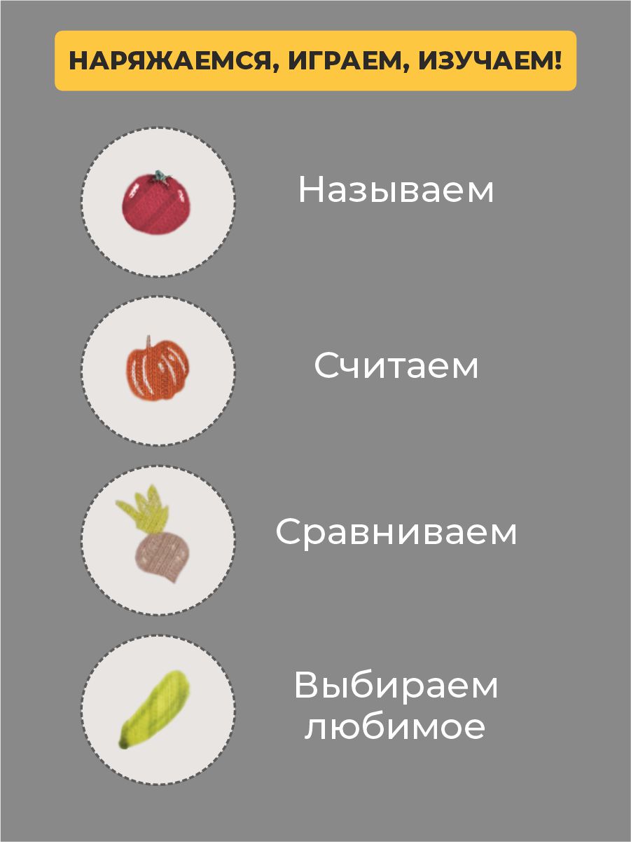 Трусы 3 шт ШВЕЙНЫЕ ИСТОРИИ трусыовощи - фото 4