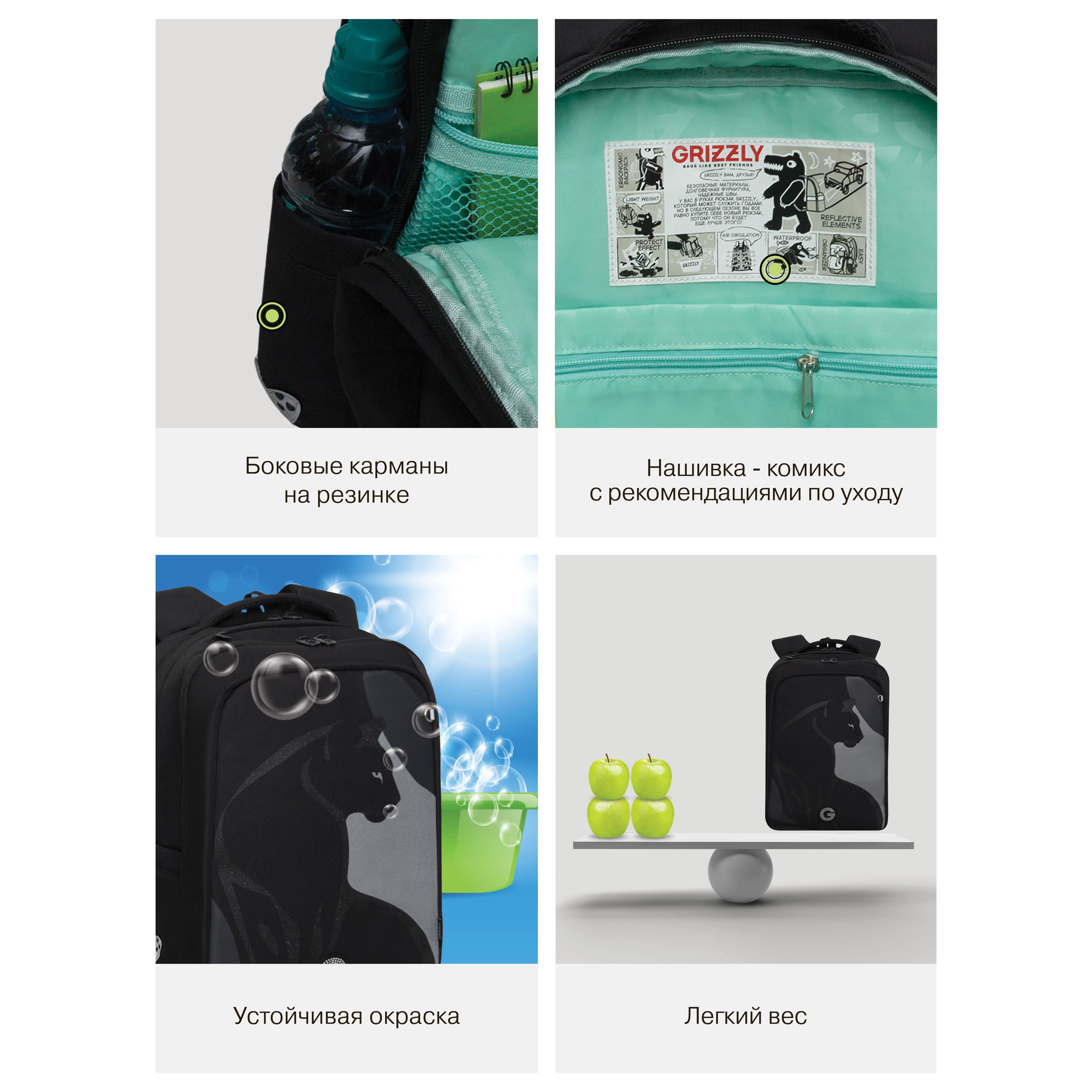 Рюкзак Grizzly для девочки - фото 13