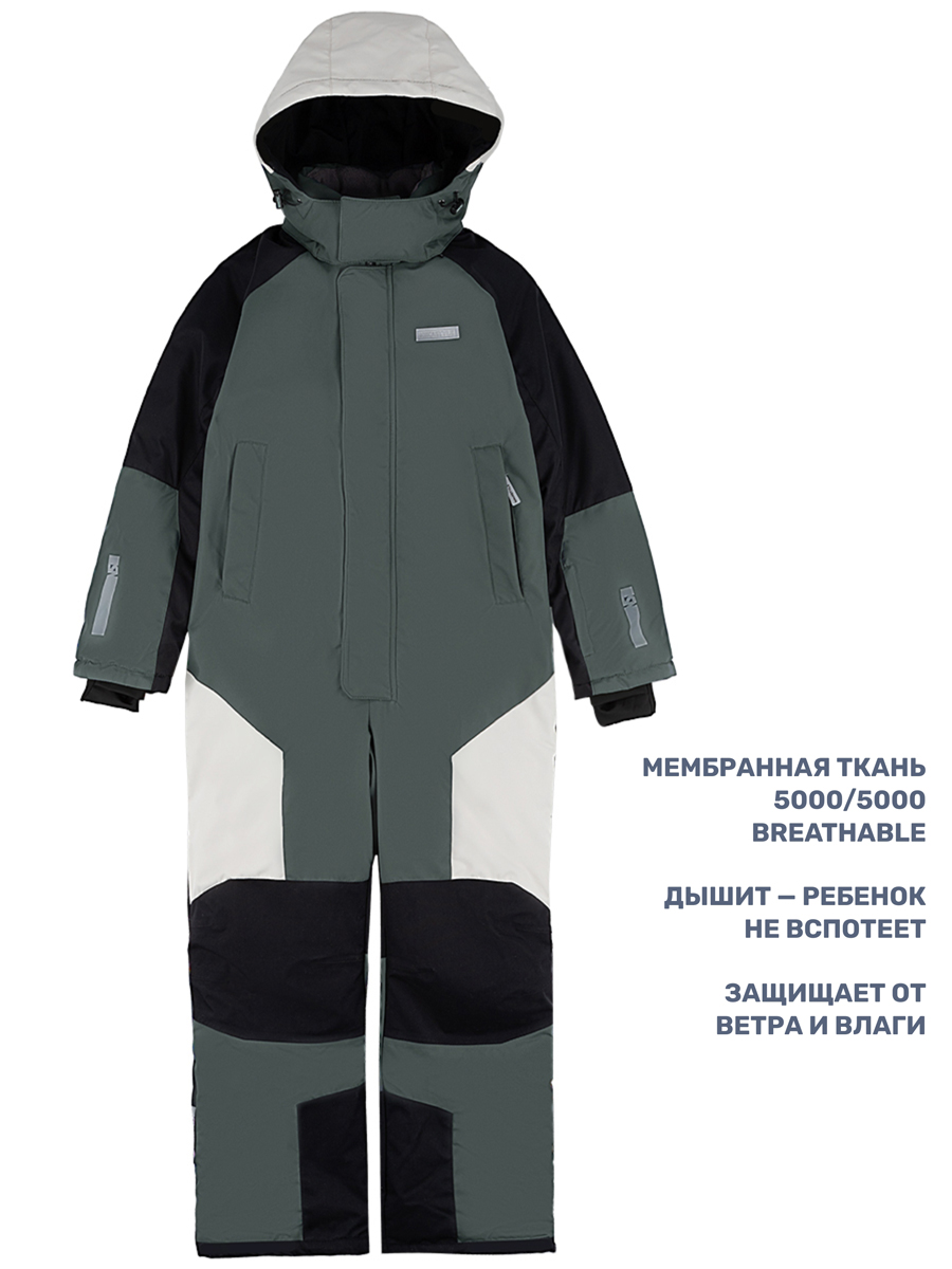 Комбинезон NIKASTYLE 8з6924 мох/черный - фото 7