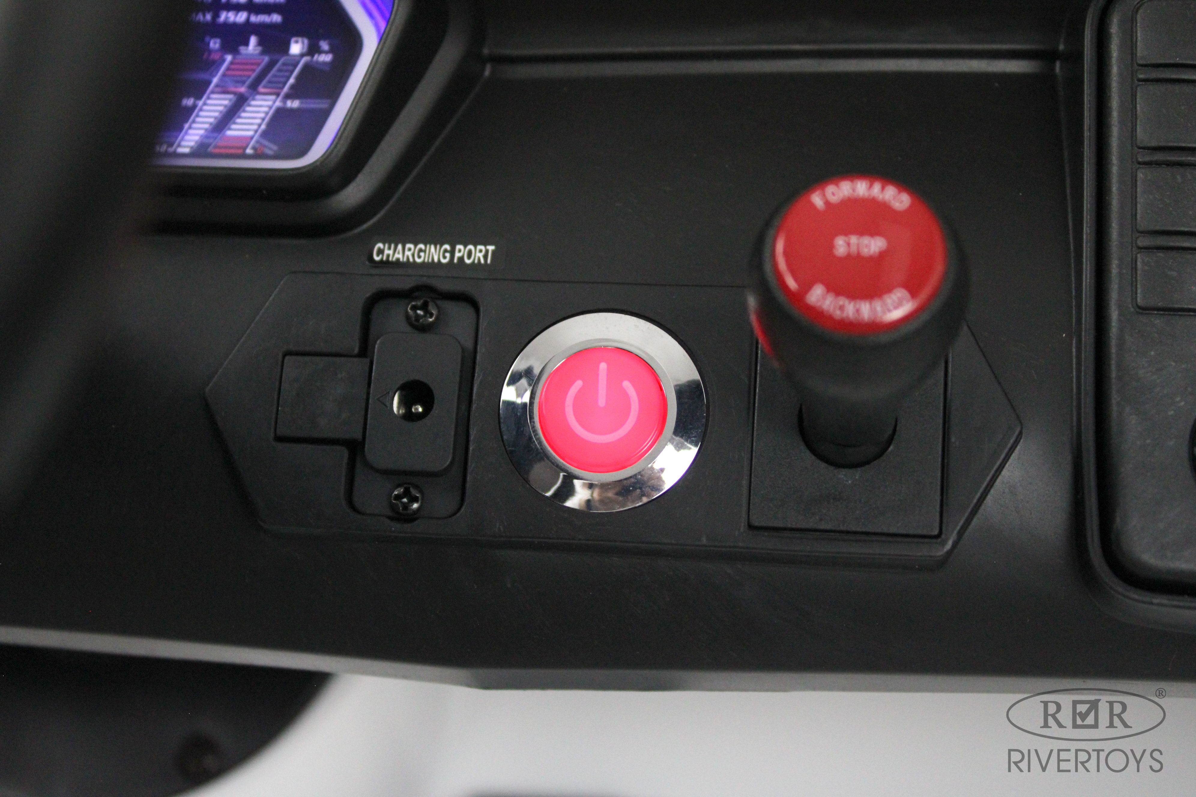 Электромобиль RIVERTOYS A111MP-WHITE С пультом ДУ - фото 11