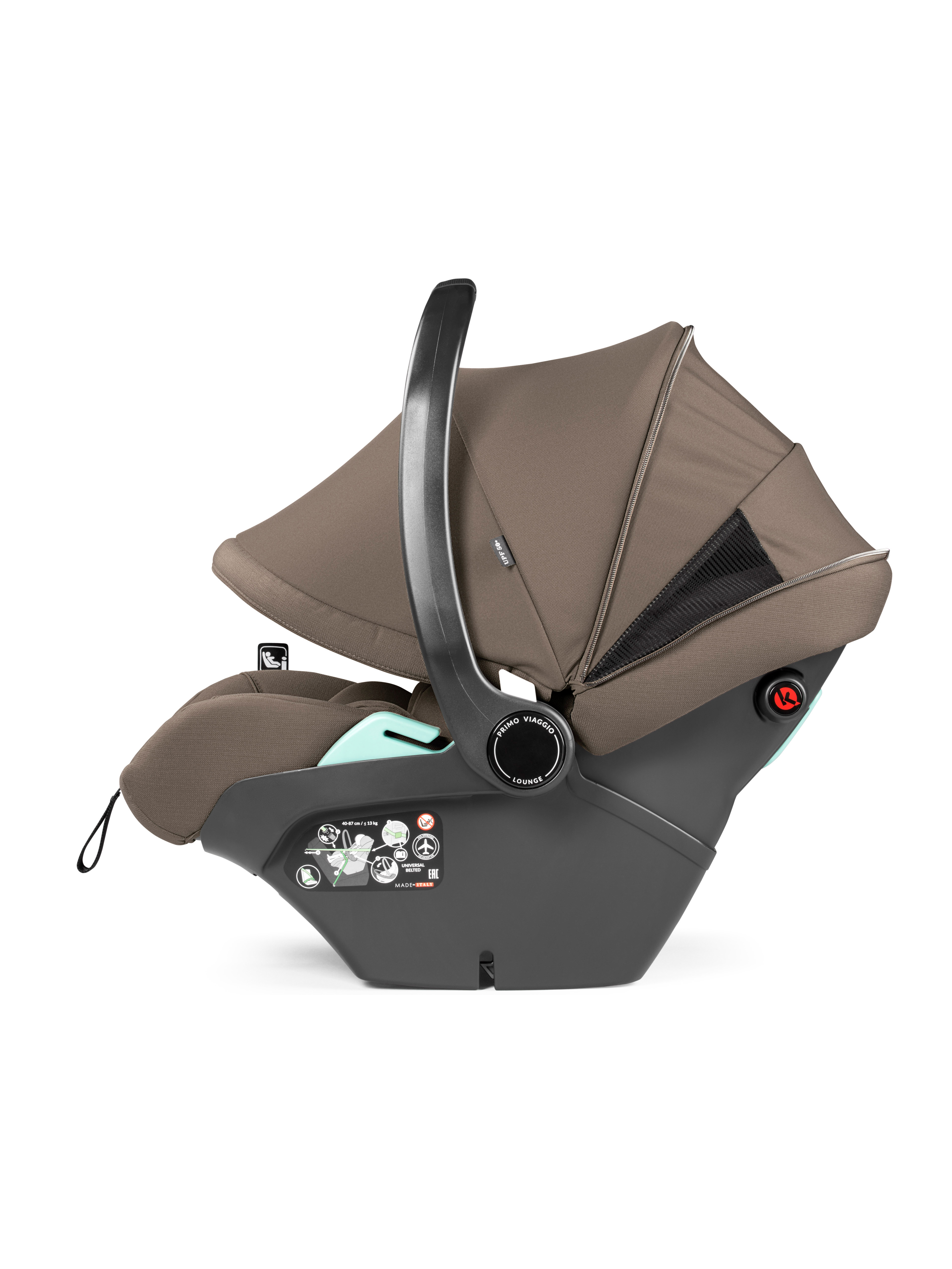 Автокресло Peg-Perego Lounge 0 (0 -13 кг) бежевый - фото 14
