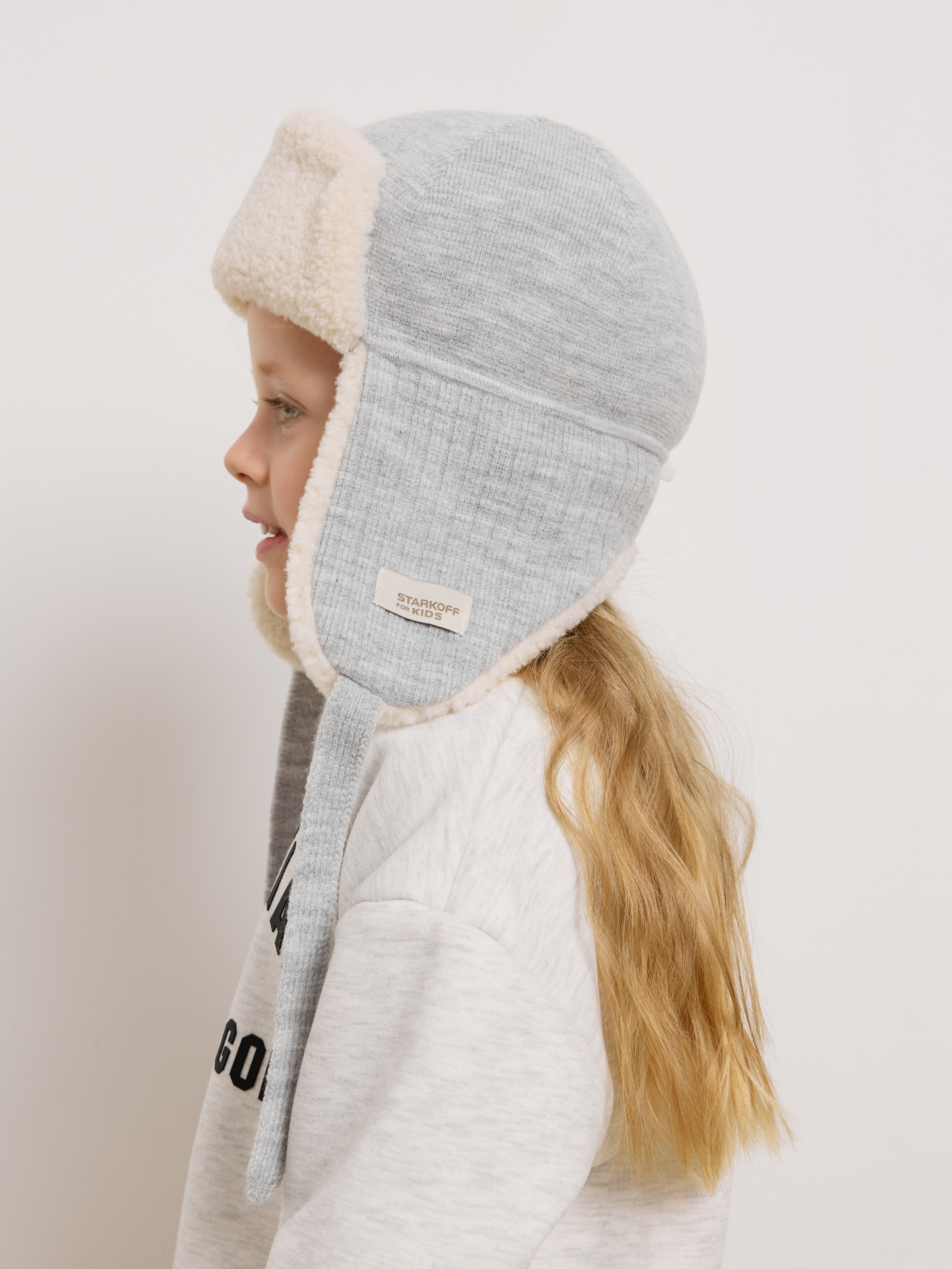 Шапка-ушанка Starkoff Kids Д500904 - фото 22