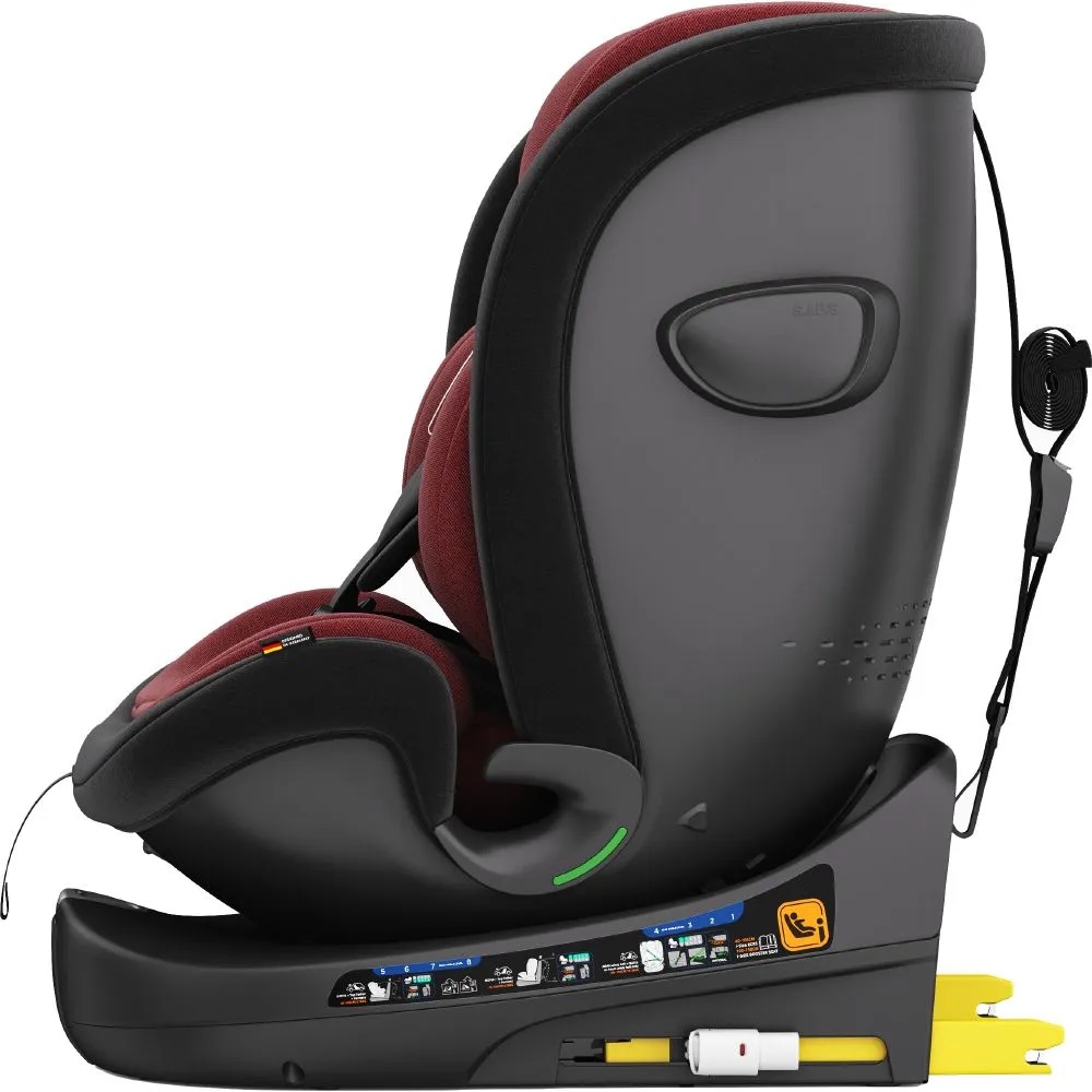 Автокресло KLEE Mark 360 i-size Isofix 0+/1/2/3 (0-36 кг) красный - фото 4