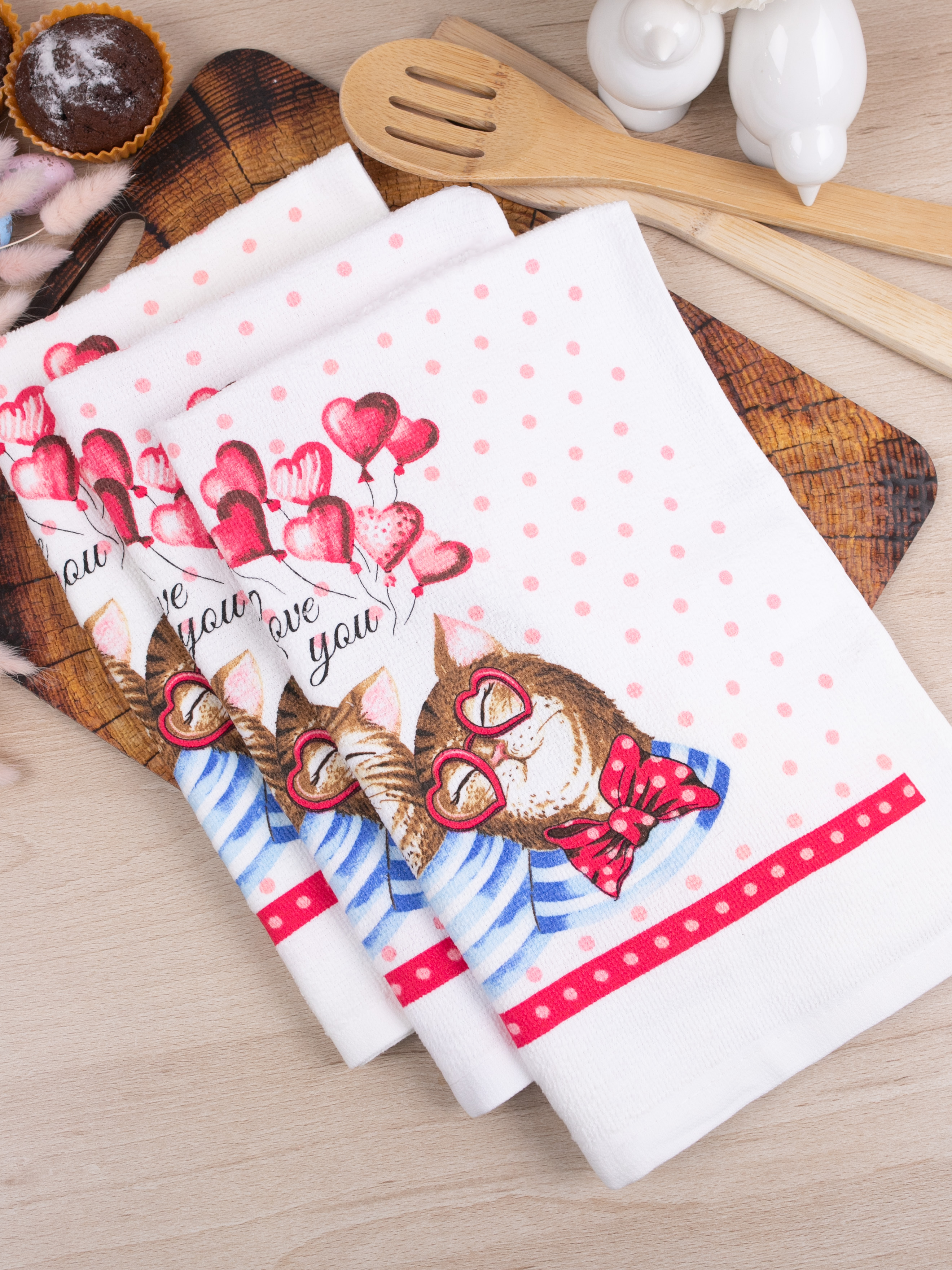 Комплект полотенец кухонных Wellness Романтика Набор_3 - фото 7