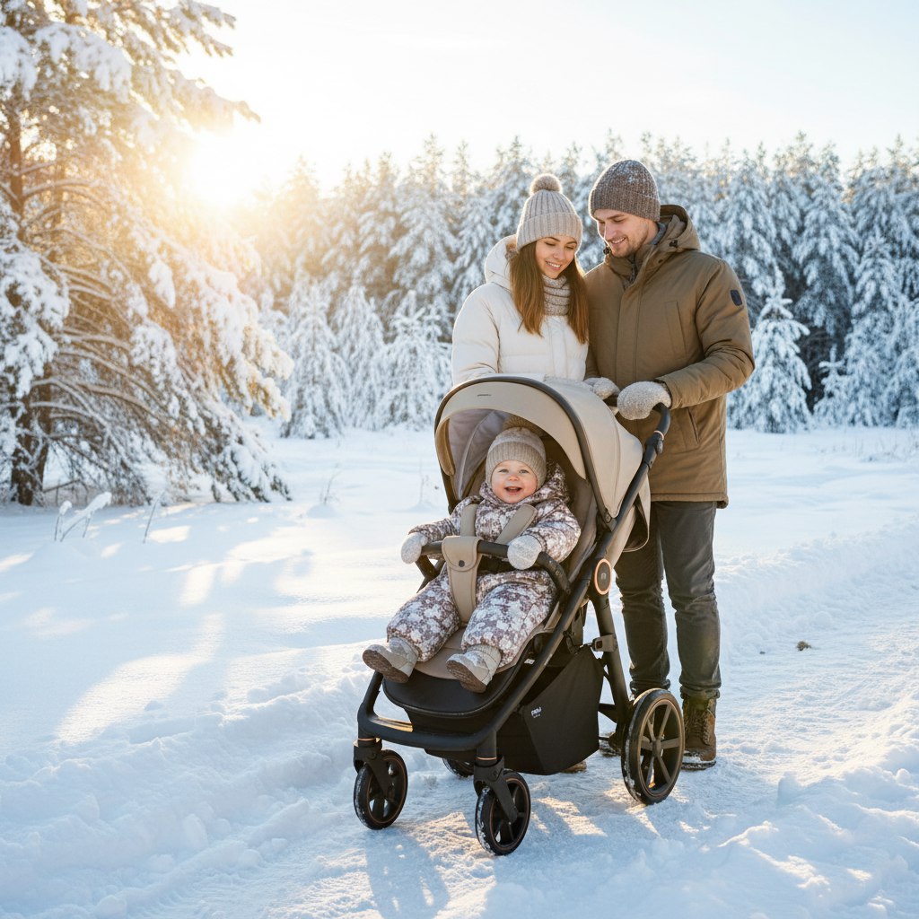 Коляска прогулочная MOWbaby Trail бежевый - фото 2