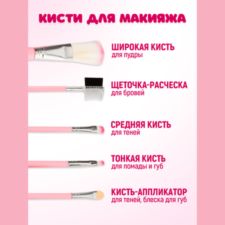 Подарочный бокс-сюрприз NRAVIZA Детям Большой набор с косметикой для девочек