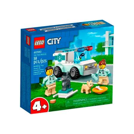 Конструктор LEGO City Спасатели-ветеринары блочный
