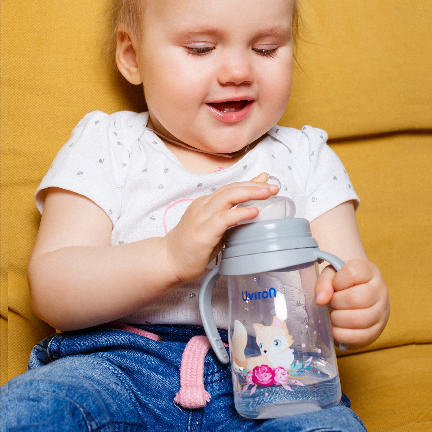 Бутылочка Uviton Anti-Colic 250 мл в ассортименте - фото 22