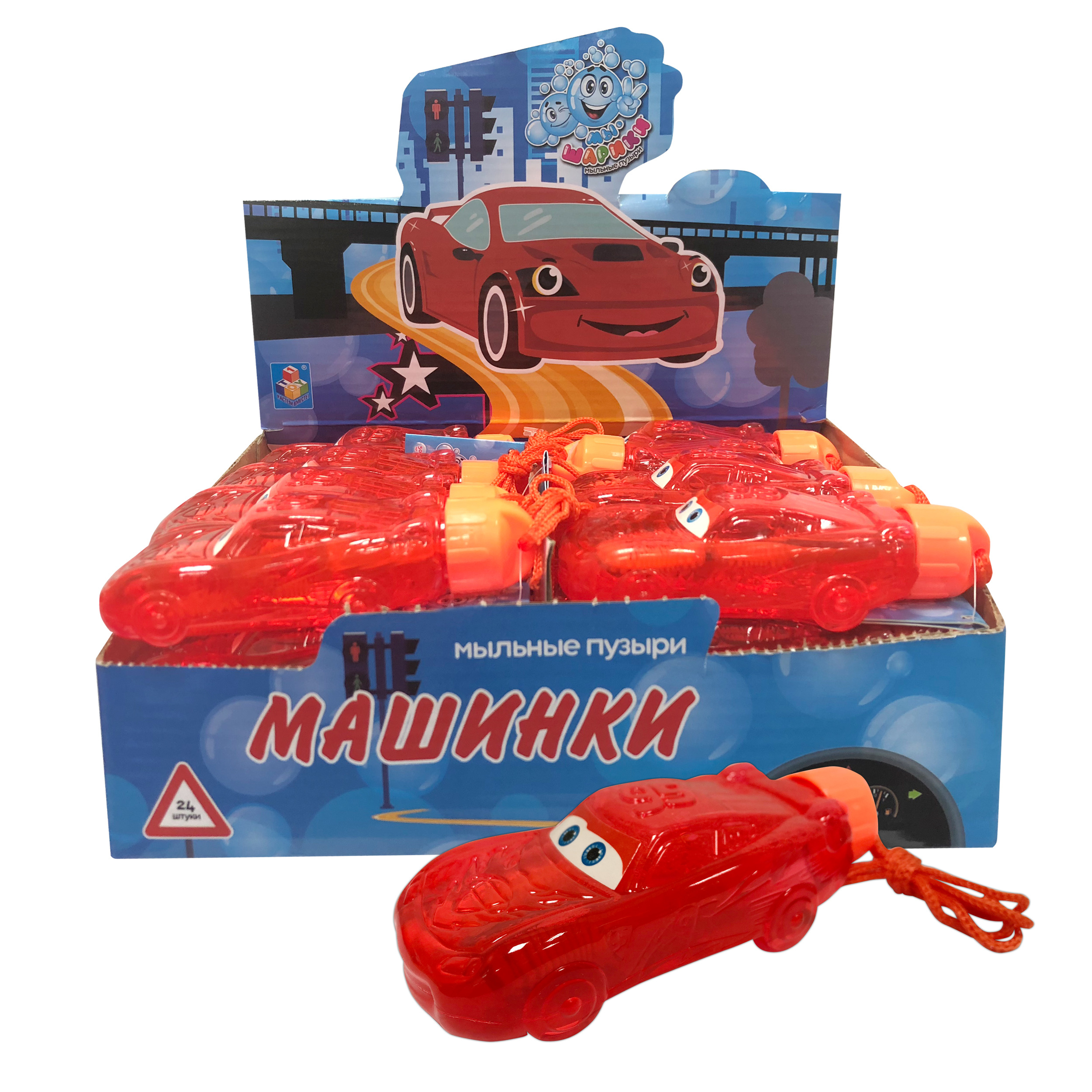 Мыльные пузыри 1TOY машинки 50мл - фото 2