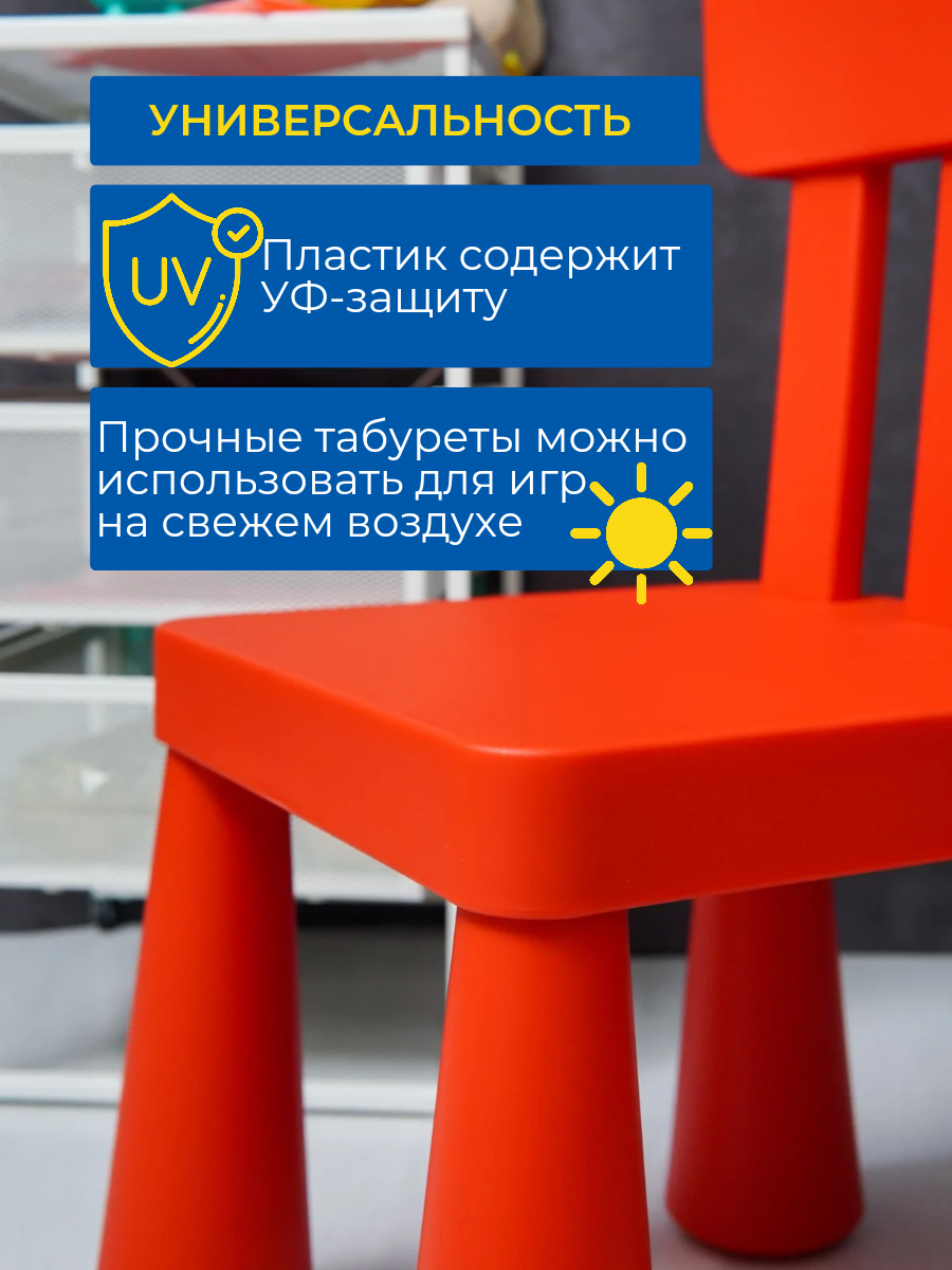 Детский стул IKEA маммут - фото 6