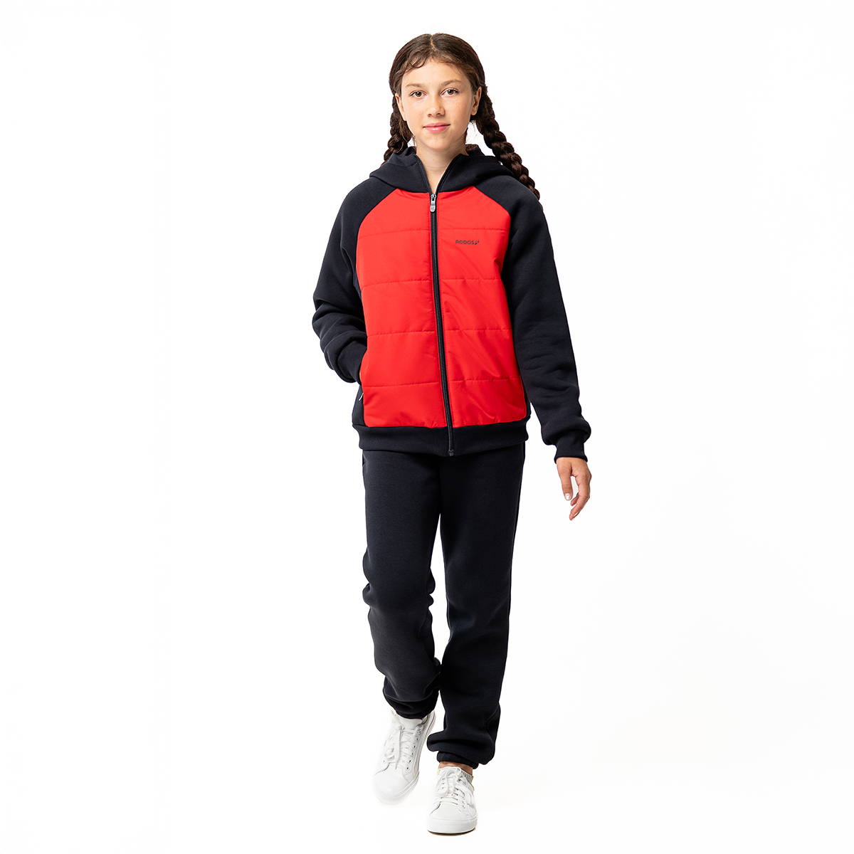 Спортивный костюм RODOS М-286/1/красный_темно-синий - фото 1