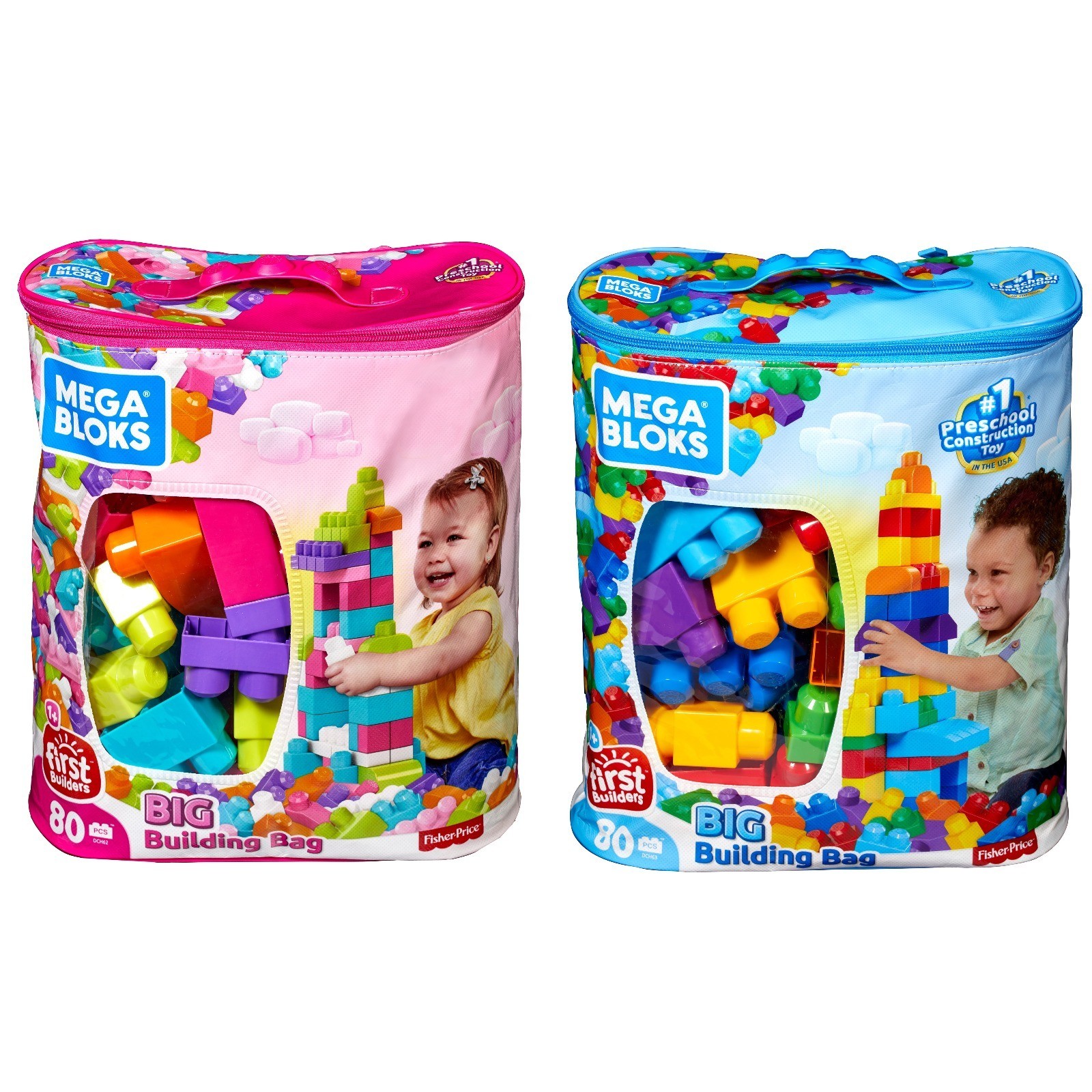 Конструктор Mega Bloks Сумка Эко блочный в ассортименте - фото 1