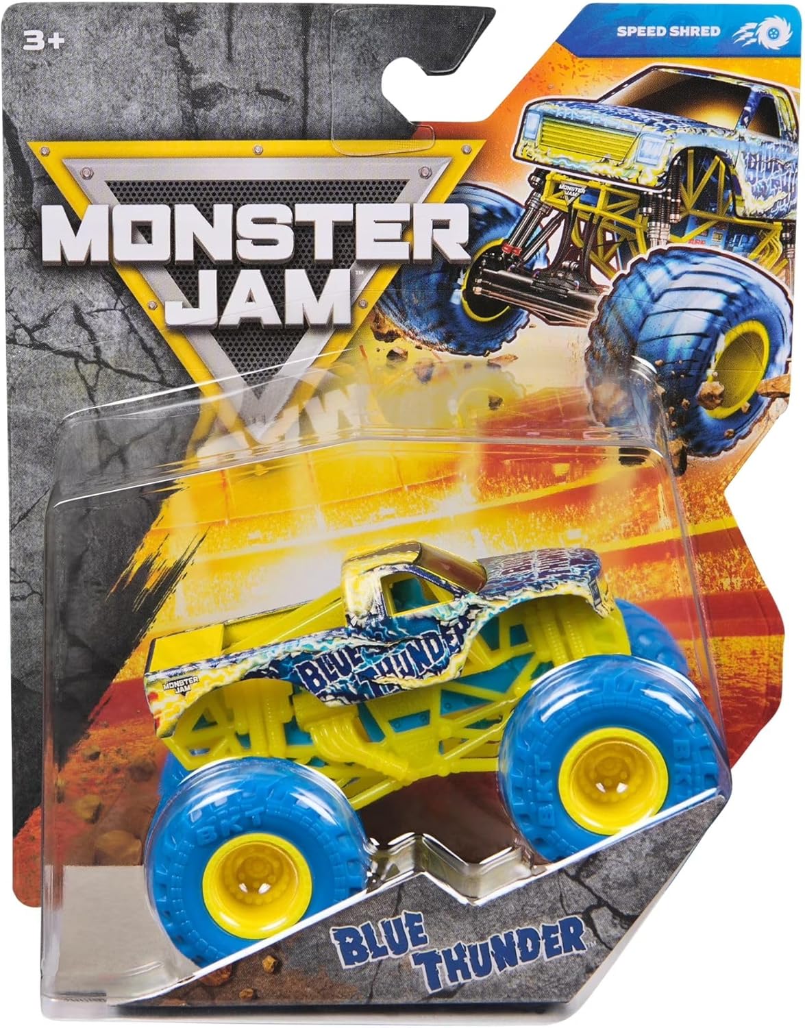 Монстр-трак Monster Jam Blue Thunder 1:64 6044941/20157742 - фото 4