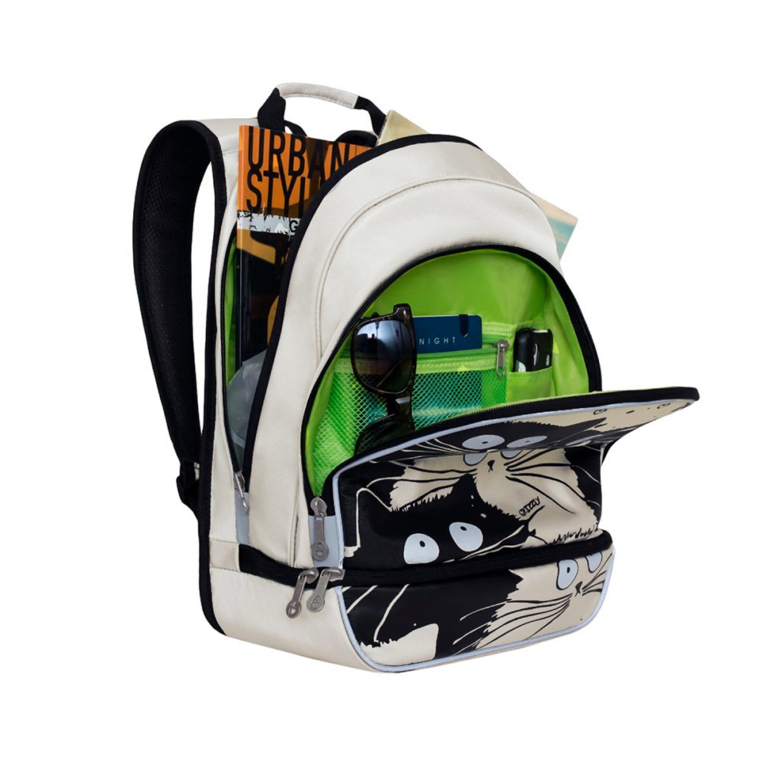 Рюкзак Grizzly Котики - фото 4