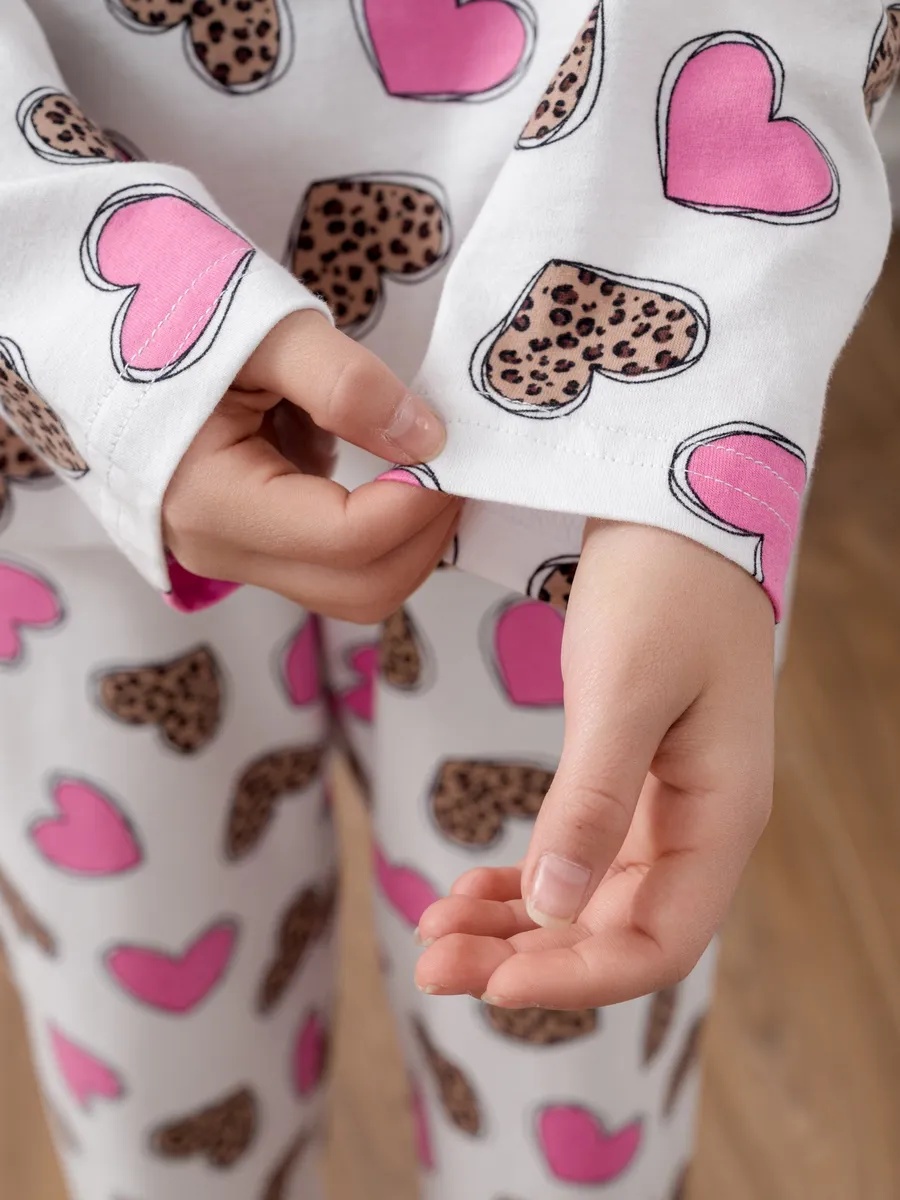 Пижама NATIVIA ПДТ/сердечкилеопардрозовые - фото 9