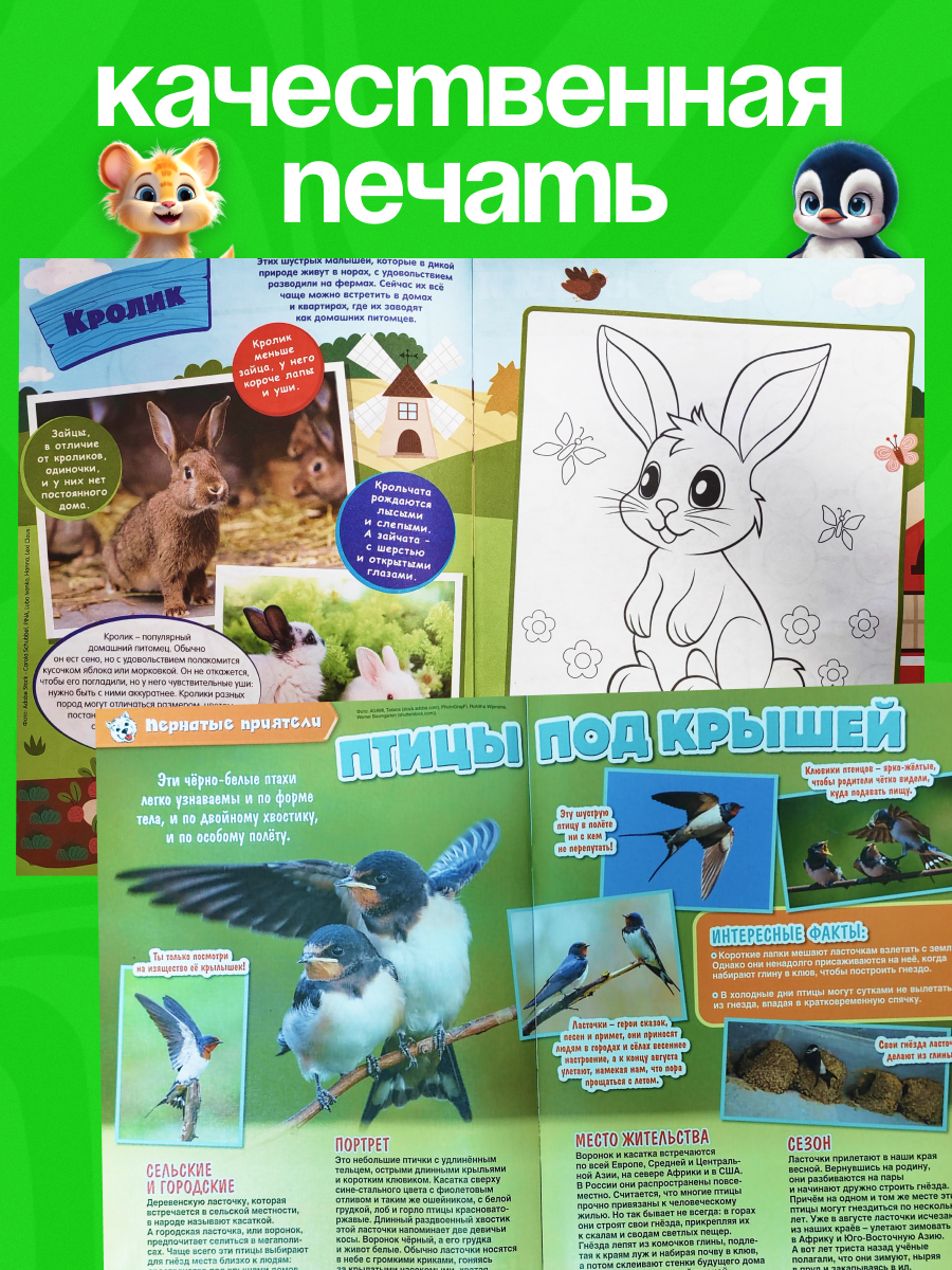Журналы ИД Лев Набор из 10 ти развивающих детских журналов для малышей - фото 6