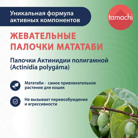 Игрушка для кошек Tamachi Мататаби жевательные палочки 3шт