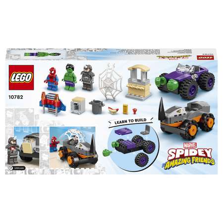 Конструктор LEGO Spidey Схватка Халка и Носорога блочный