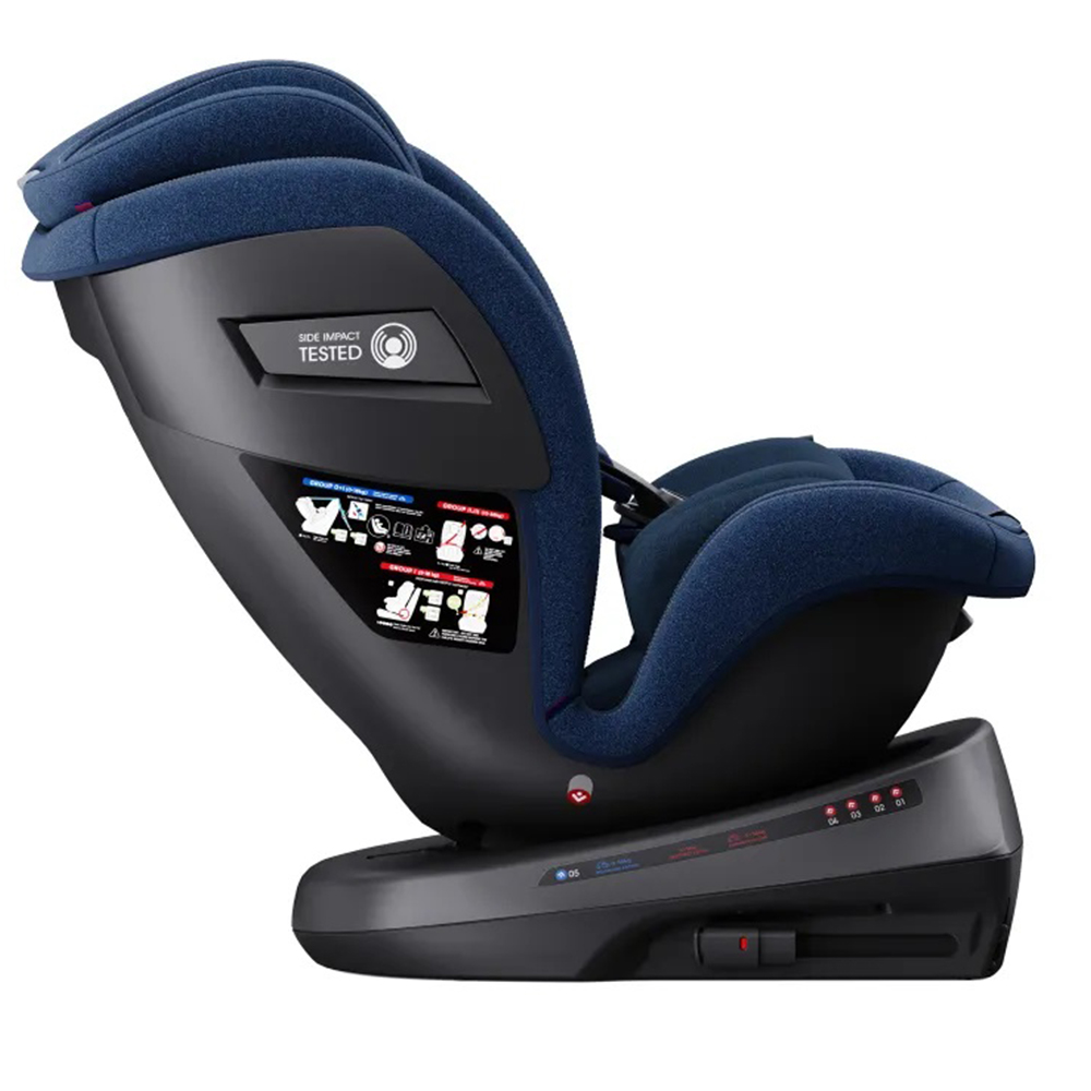 Автокресло KLEE Rapid 360 Fix Isofix 0+/1/2/3 (0-36 кг) синий - фото 5