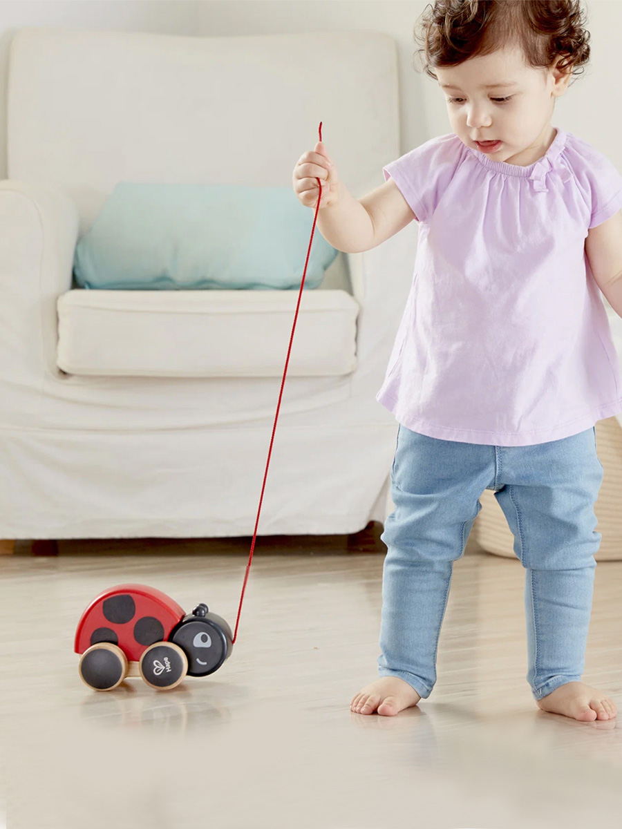 Игрушка Hape каталка Божья коровка - фото 1