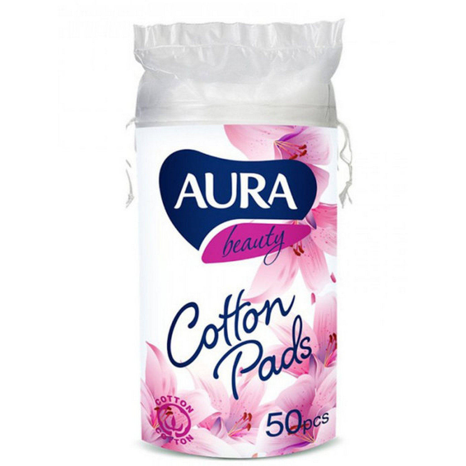 Ватные диски AURA 50 шт. - фото 1