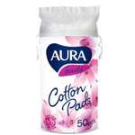 Ватные диски AURA 50 шт.