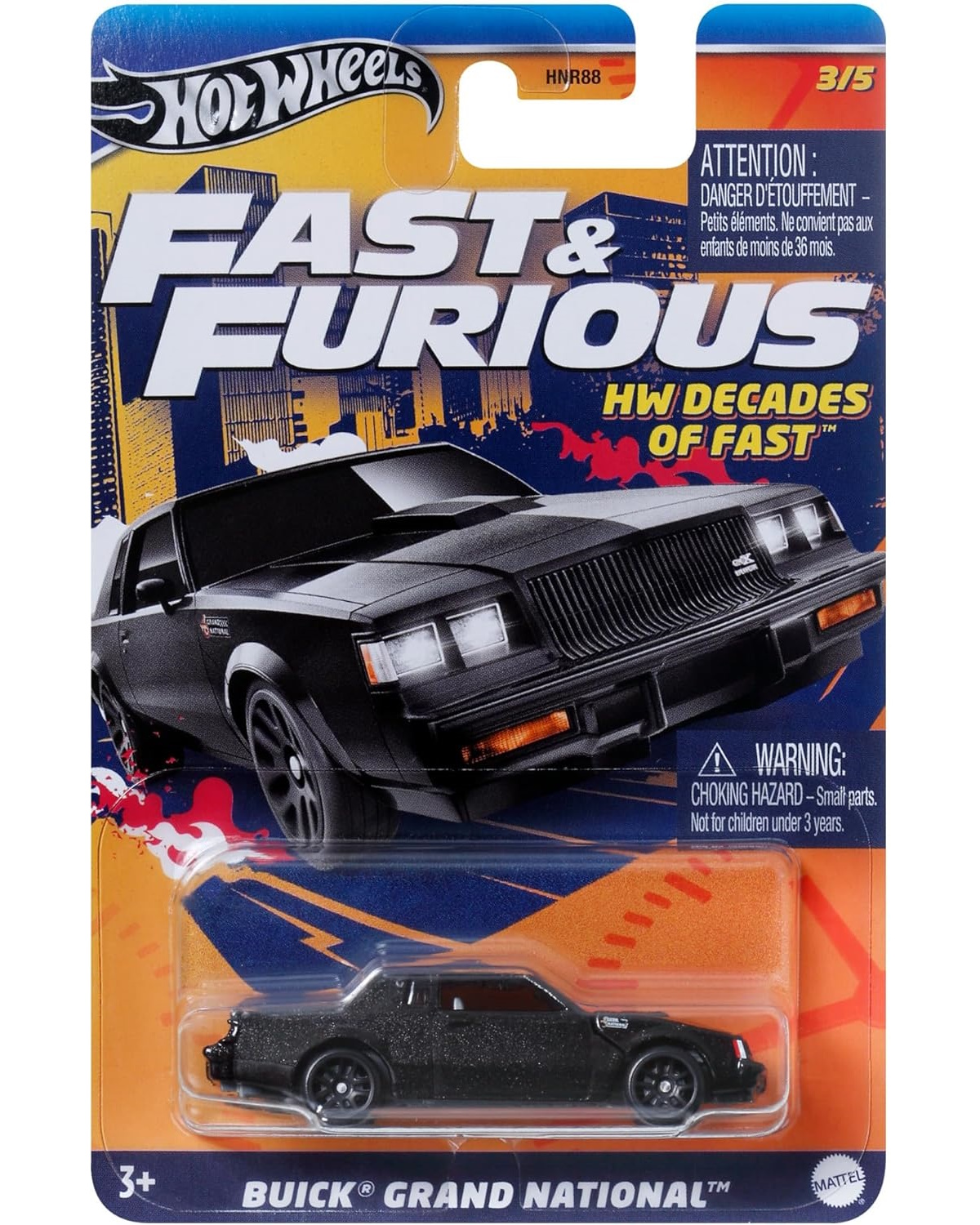 Автомобиль Hot Wheels Buick 1:64 HNR88/HRW43 - фото 5