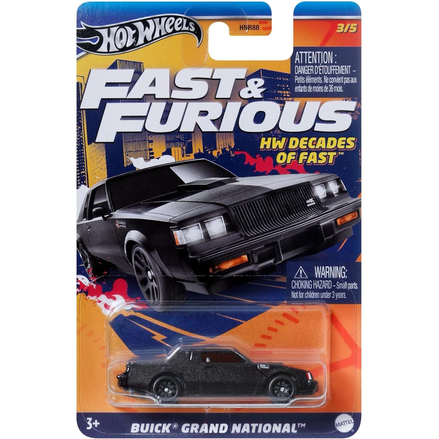 Автомобиль Hot Wheels Buick 1:64 HNR88/HRW43 - фото 5
