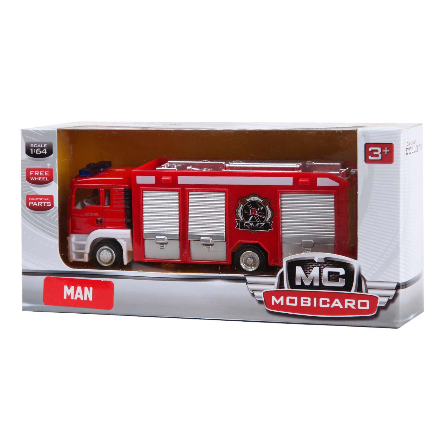 Пожарная машина Mobicaro MAN 1:64 144021.0 - фото 2