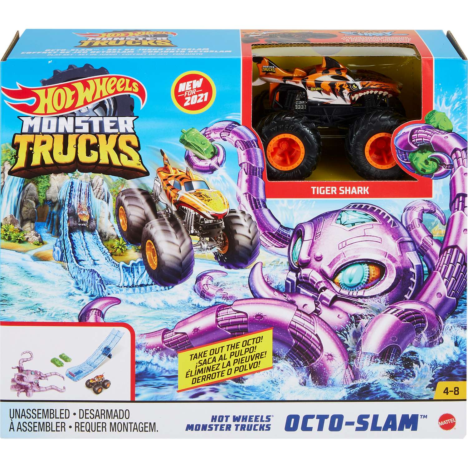 Трек Hot Wheels Прыжок на Осьминога с пусковой установкой GYL09 - фото 2