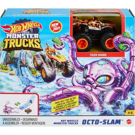Трек Hot Wheels Прыжок на Осьминога с пусковой установкой