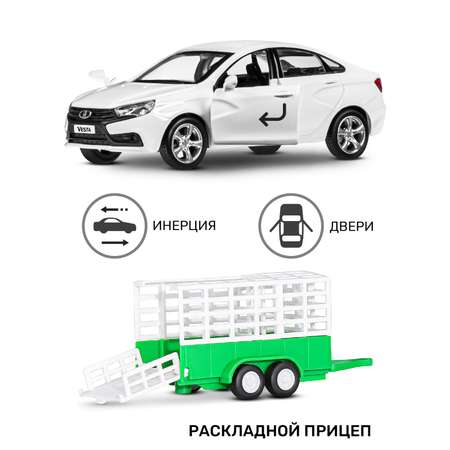 Автомобиль АВТОпанорама LADA Vesta 1:43