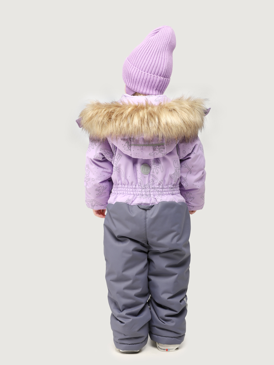 Комбинезон NIKASTYLE 8з0425 лаванда/инжир - фото 3