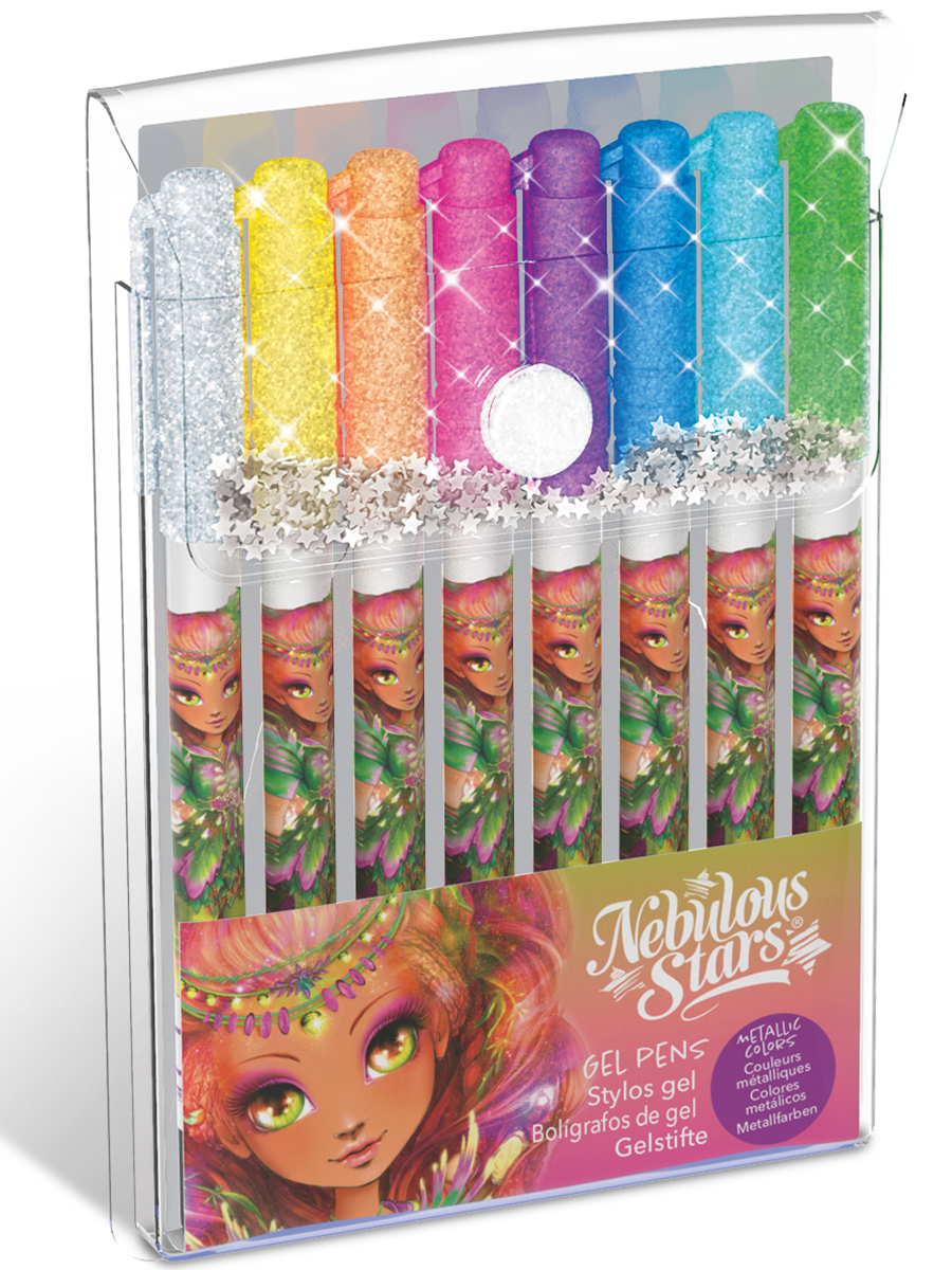 Ручка гелевая Nebulous Stars 8 шт. - фото 2