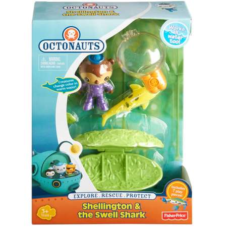 Набор фигурок Octonauts Шеллингтон и огромная раздувающаяся акула Y1936