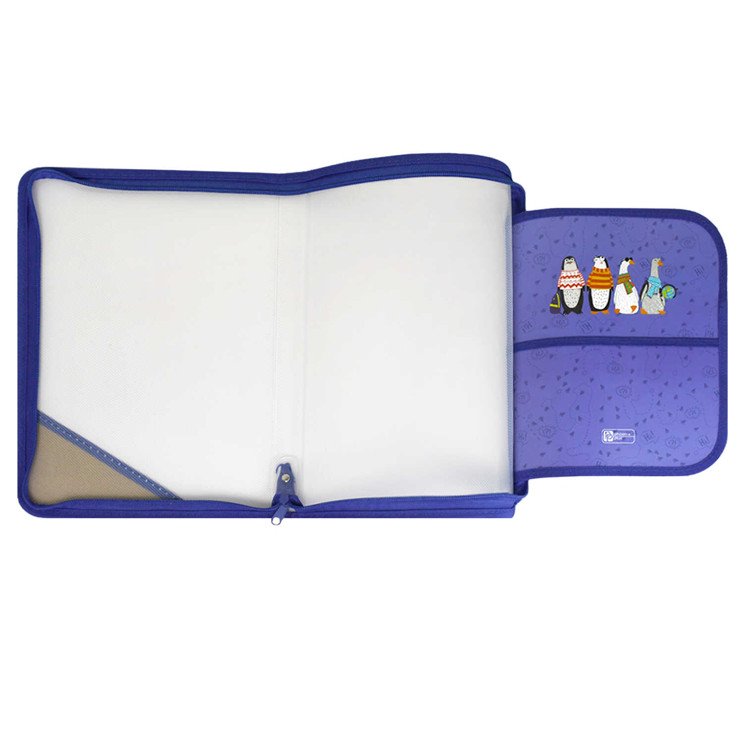 Папка для тетрадей Феникс + Пингвины и гуси А4 - фото 5