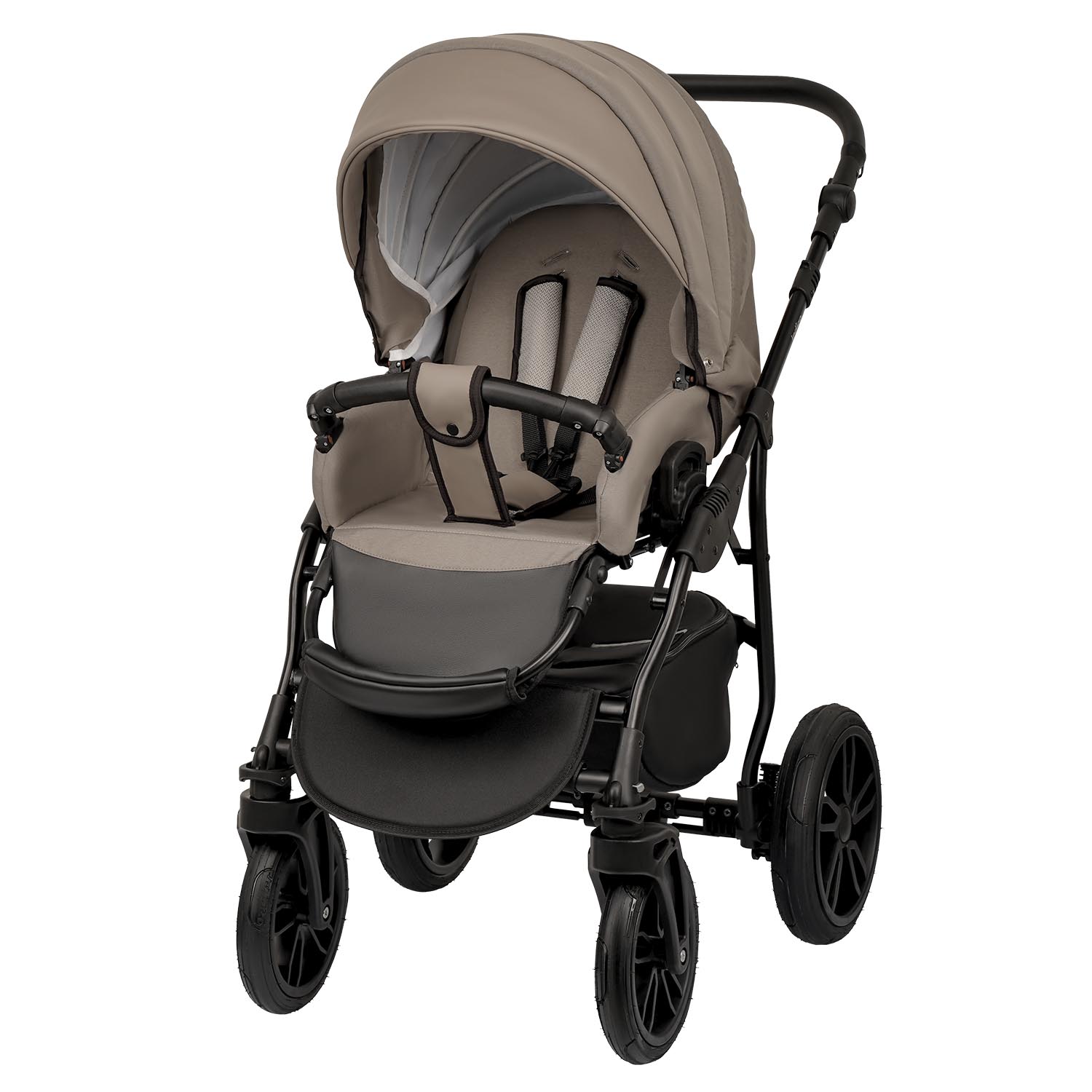 Коляска 2в1 Indigo Indigo (05) коричневый - фото 8