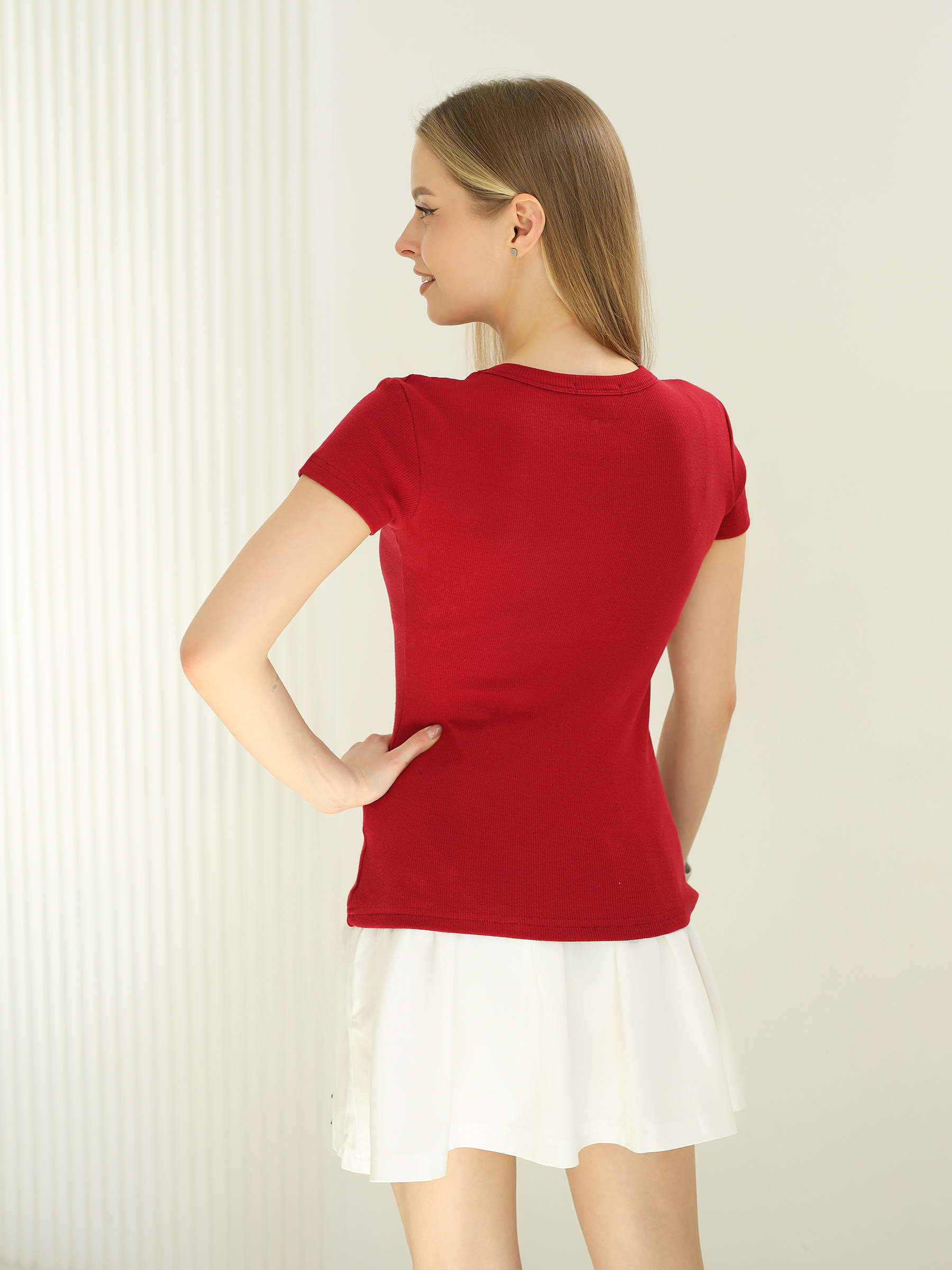 Футболка Натали Суслова 14511 бордовый - фото 4
