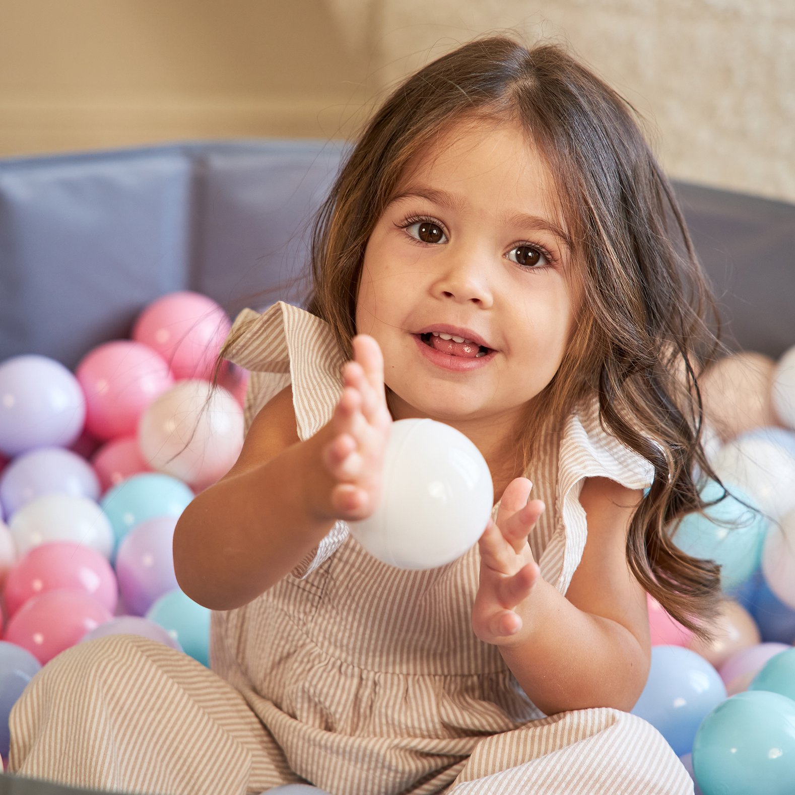 Детский сухой бассейн UNIX Kids Space + 150 шариков - фото 19